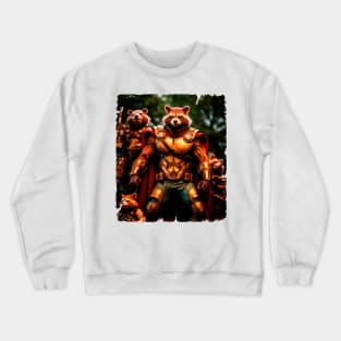 Raccoon Rocket Special Forces guardian of the galaxy Crewneck Sweatshirt